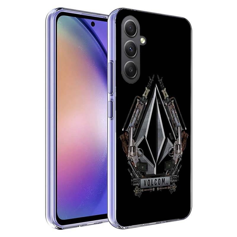 Volcom Logo Phone Case for Samsung A17 A37 A57 A07 A16 A26 A36 A56 A06 A02S A12 A22 A32 A52S A04S A14 A24 A34 A54 A03 A13 A33 A5