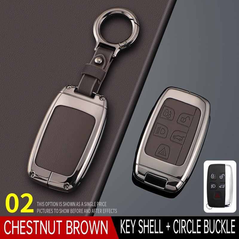 Luxury Key Case for Land Rover: Compatible with Range Rover, Defender, Evoque, Discovery Sport, and Velar Models