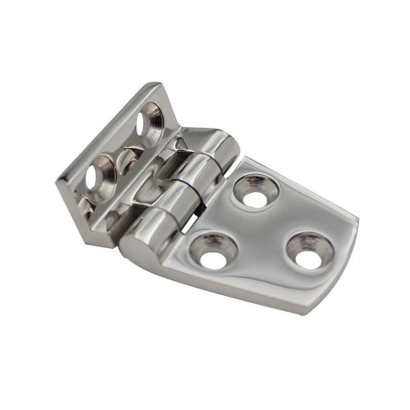 316 Stainless Steel Cabin Door Hinge Polished Finish Door Hinges Saltwater Resistant Door Hinge Replacement for Boats