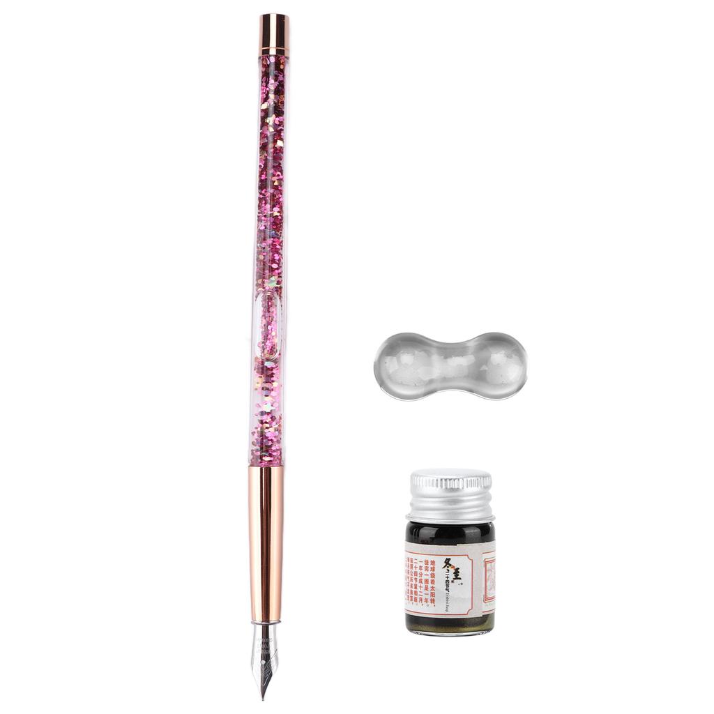 Glass Dip Pen Durable Beautiful Decorative Attractive Comfortable Ink Writing Portable Calligraphy