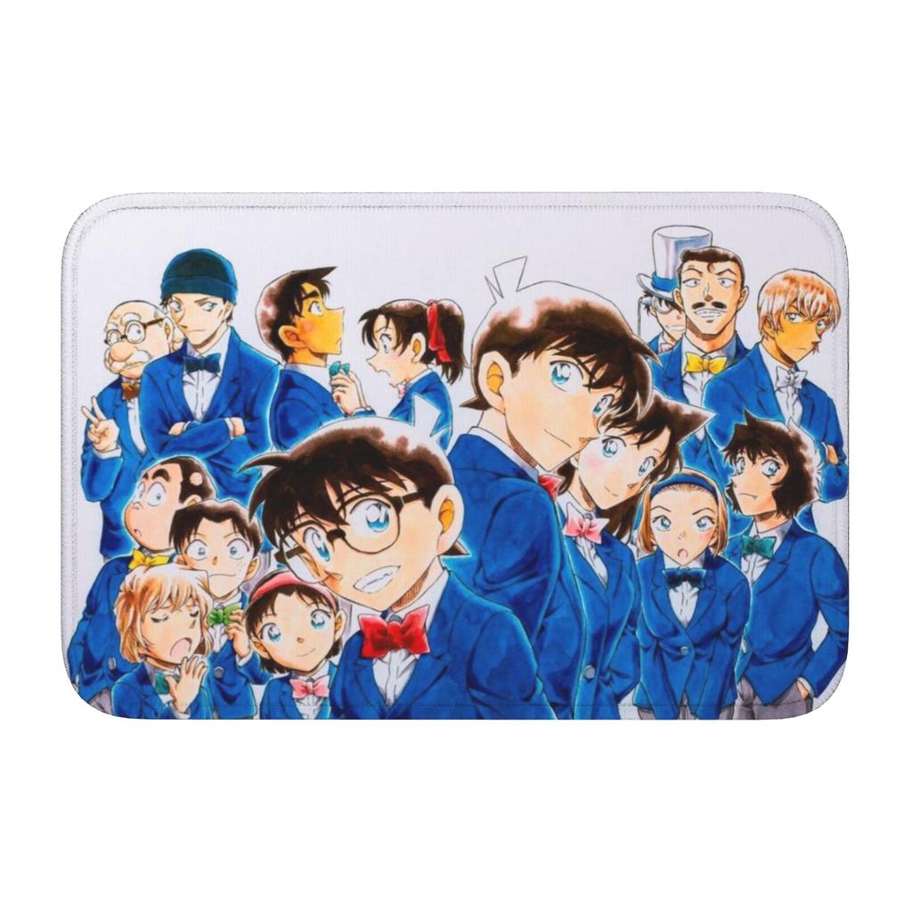 Zabawny Detektywistyczny Anime Conan Wycieraczka Antypoślizgowa Łazienka Kuchnia Mata Powitalna Salon Drzwi Podłoga Wejście Dywanik Mata na Stopy