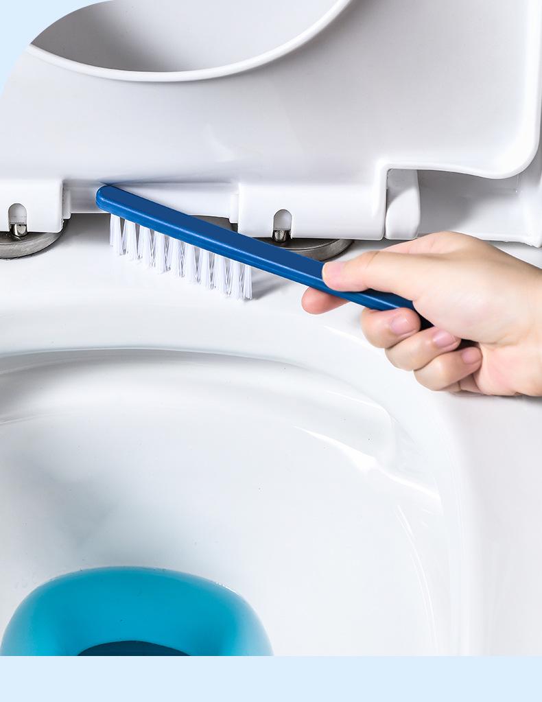 Wall-Mounted No Dead Angle Toilet Brush with Long Handle - Complete Bathroom Cleaning Set