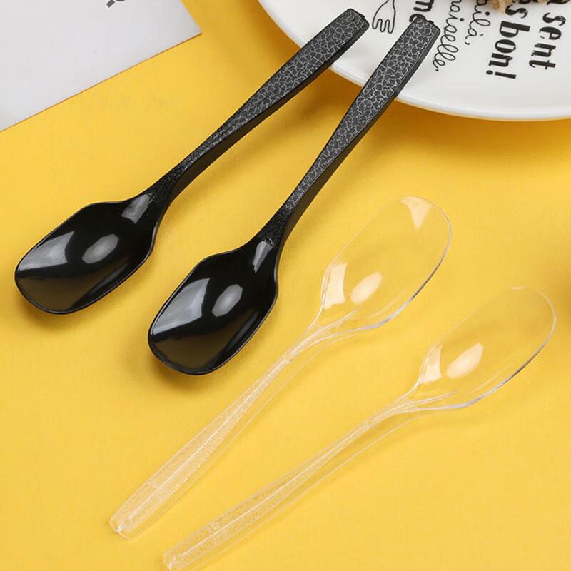 Einweglöffel mit langem Griff im koreanischen Stil