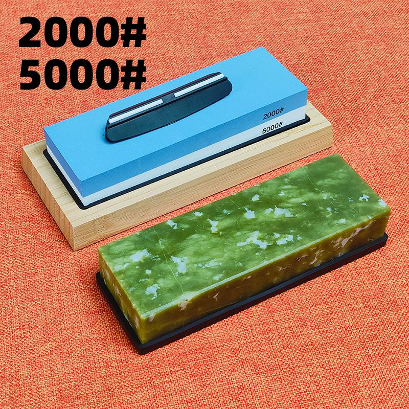 Sharpening Stone Knife Professional Sharpener Whetstone Dual Side Set Grinding Shapner Water Wetstone Kitchen Accessories Tool