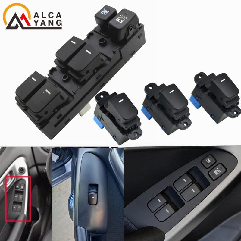 Imported Power Window Switch With Panel master switch door Glass Switch Fit For Kia FORTE Cerato 2010 2011 2012 K935701X000WK