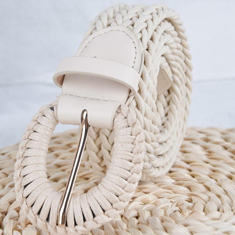 Handmade Weaving Bohemian Belt for Women Lady Dress Waist Belt with Braided Texture Fashion Female Coat Dress Skirt Belt