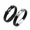 Punk Leather Bracelet Twist 8 Character Personality Creative Weaving Leather Bracelet Jewelry Bracelet
