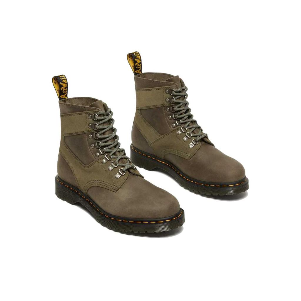 Dr. Martens 1460 Leather Comfortable Fashion Short Mid-Calf Boots Unisex boots Olive-Green 27762355