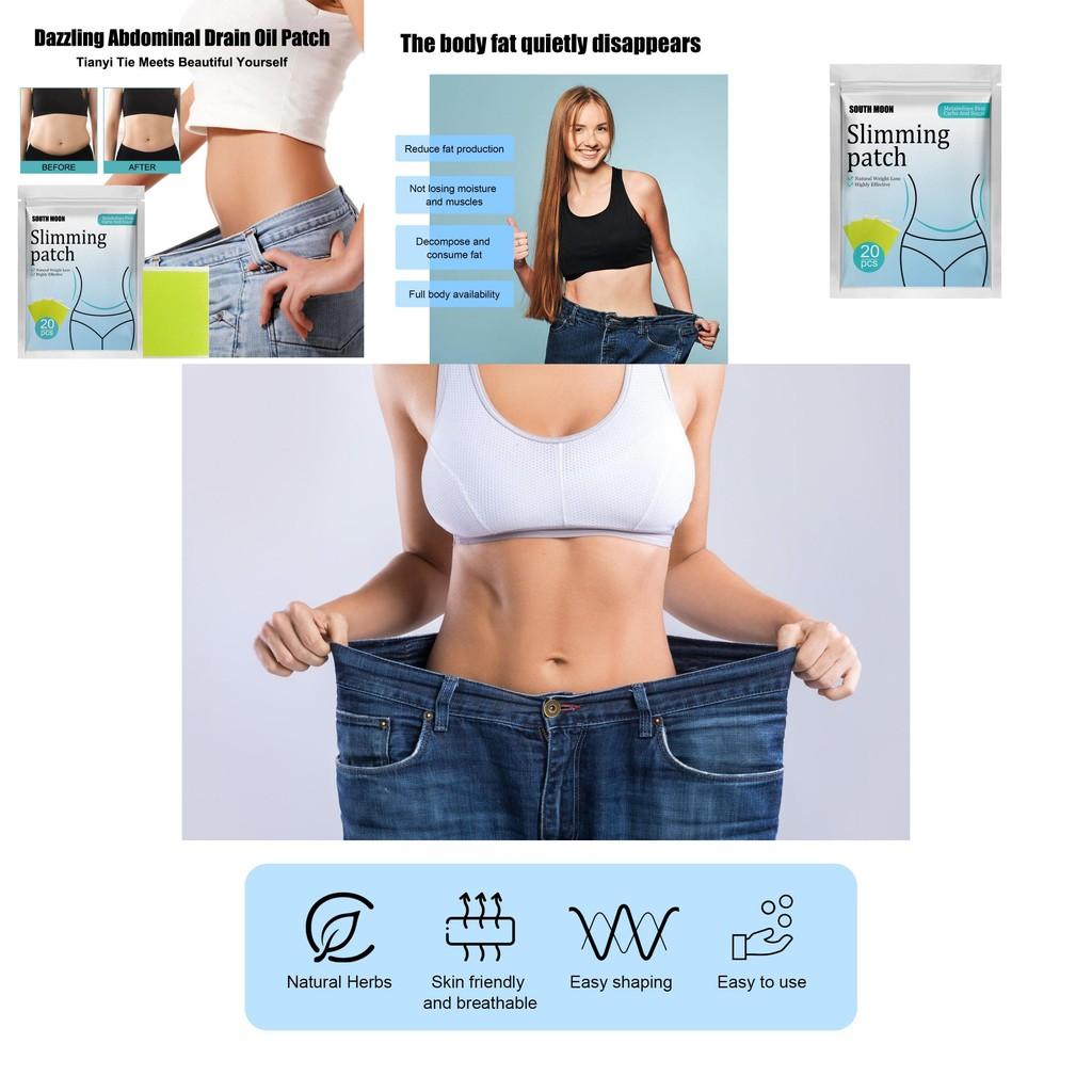 South Moon Herbal Body Firming Belly Patch 20pcs For Slimming Tummy Reduction