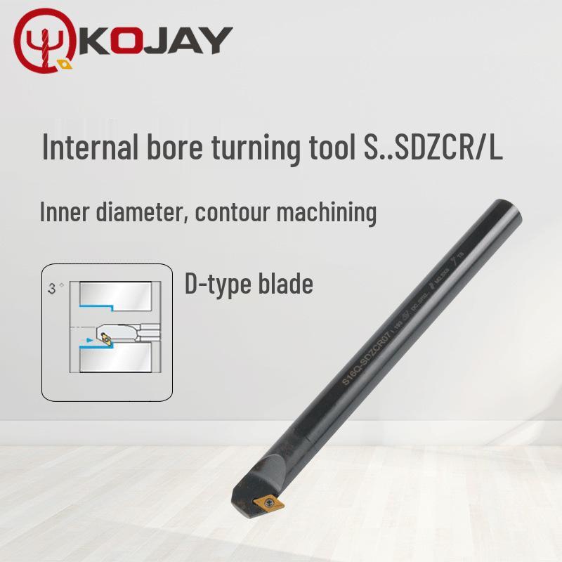 Genuine KOJAY Kejie CNC Lathe Tool S32S-SDZCR11, 3° Main Cutting Edge Angle