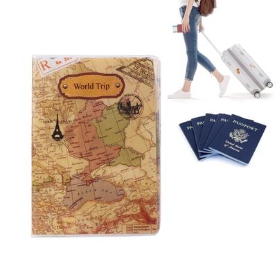 Reise-Utensilien Einfache Reisepass-Ausweishüllen-Halter-Etui-Schutzhülle Skin PVC