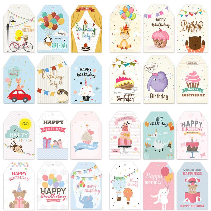 Decorations Birthday Party With Paper Hang Tags And 60pcs For Setup Venue