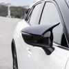 For Mazda CX-5 CX-3 CX-4 Car Rearview Side Mirror Cover Wing Cap Horn Exterior Door Rear View Case Trim Sticker Carbon Fiber