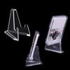 20/5pcs Clear Acrylic Coin Display Stand Holders Small Easel Rack Commemorative Challenge Coin Capsule Holder Support