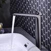 TLXT Black Brass Basin Mixer Faucet