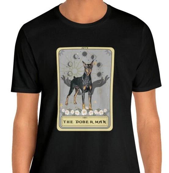 Doberman Dog Shirt Doberman Mom tShirt Dobermann Dog Tarot Card Shirt Doberman 3XL