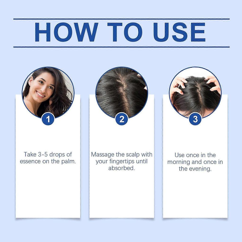Revitalizing Hair Care Serum - Strengthens, Nourishes Scalp, Regulates Oil, Promotes Longer Hair Growth - Leave-In Treatment for Thicker, Healthier Ha