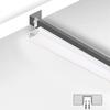 2-10PCS 0.5m Silver Aluminum Profile DIY LED Bar Light Channel Holder Milky Cover Cabinet Closet Linear Strip Light for Ceiling