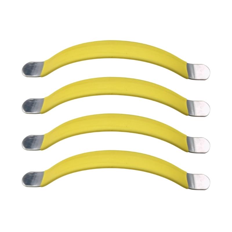 

4 Pack Professional Guitar Maintenance Tool String Separator Function Metal Texture for Easy Replacement and Repair Work жёлтый