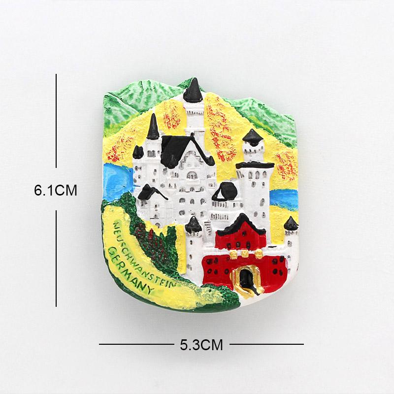 Kühlschrank magnetische Kühlschrankaufkleber Deutschland Kölner Dom Berlin Heidelberg neikal Dresden München Deutschland Tourismus Souvenir