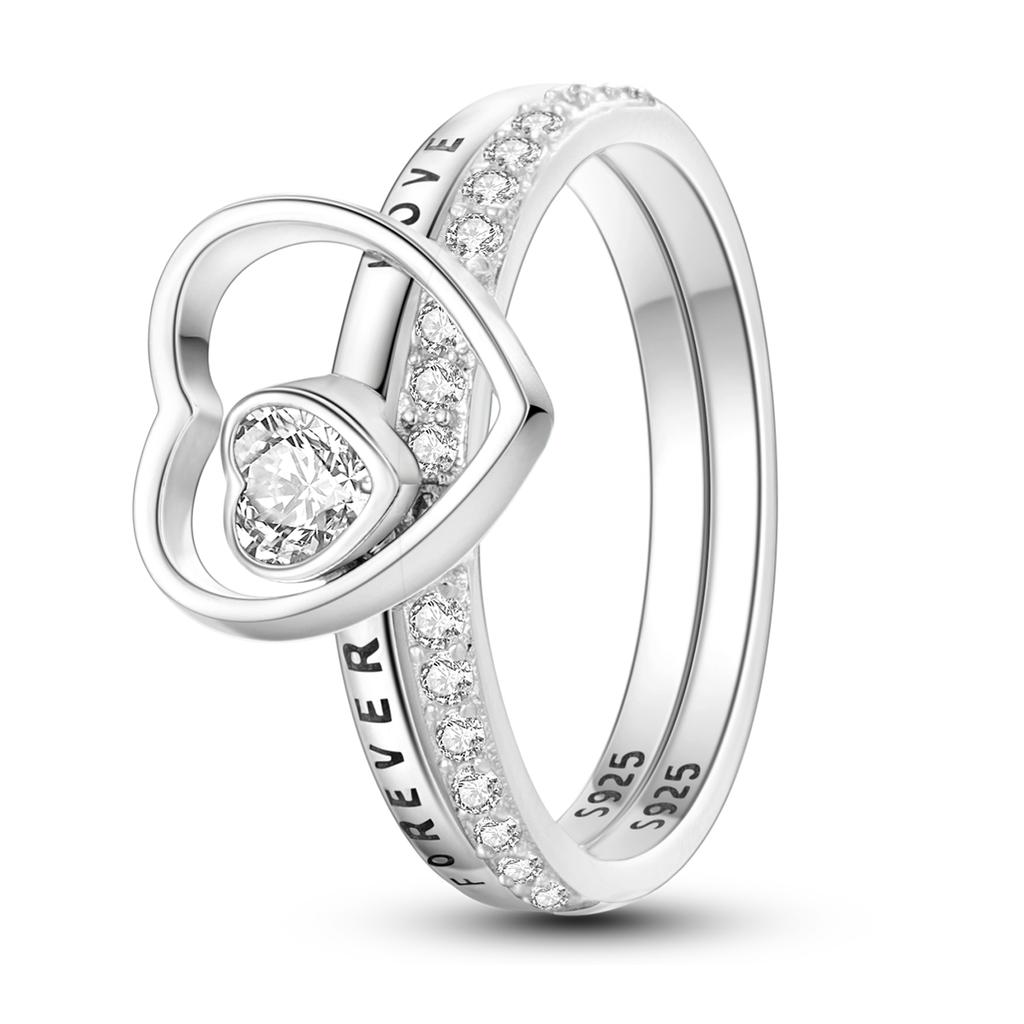 Orstarry S925 Silver Blue Butterfly Insect Closed Ring For Women Original Finger Ring Jewelry Party Fine Trendy Gifts