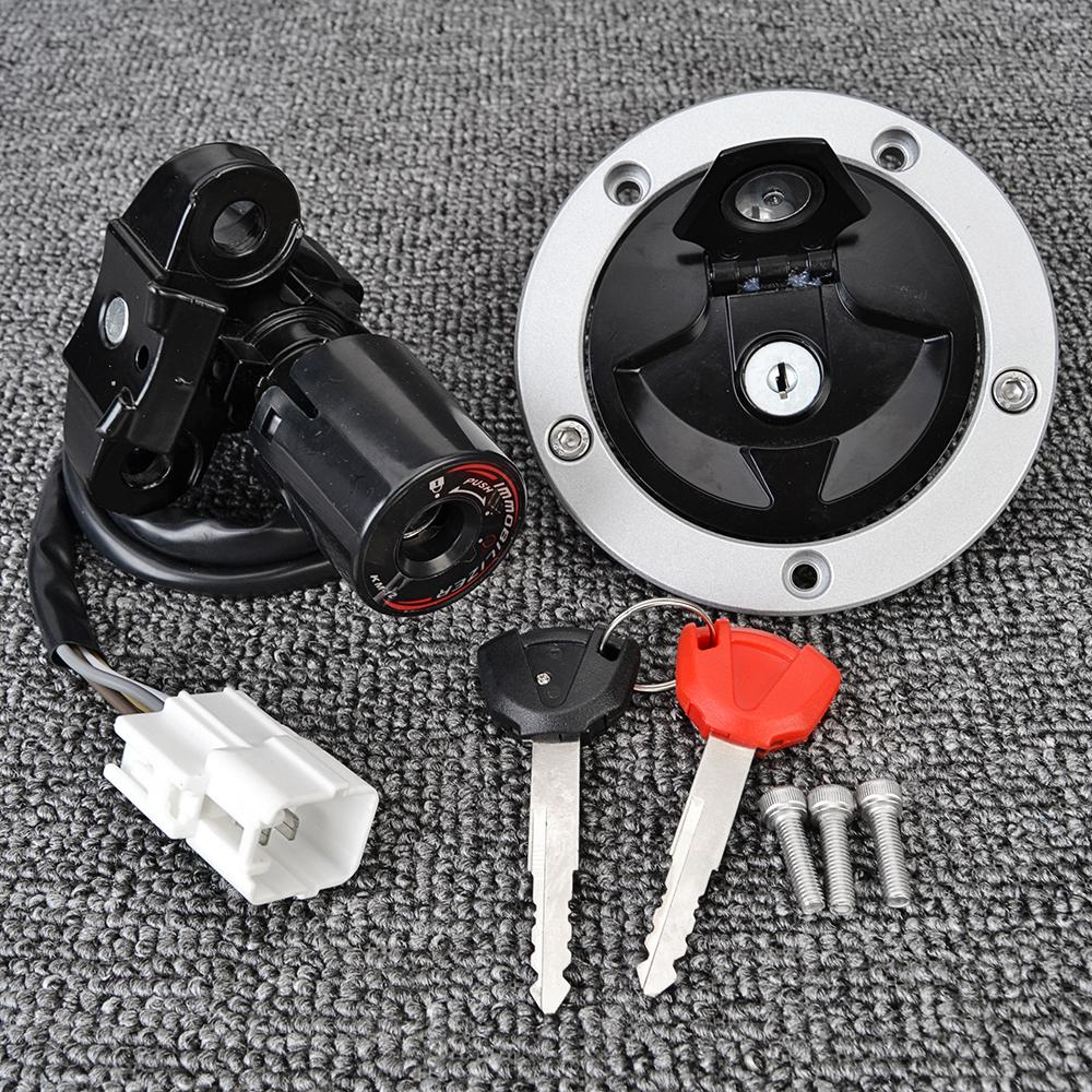 Fuel Cap Ignition Switch Seat Lock For Kawasaki ZX1400 ER650 ER6N EX650 ER6F EX400 Ninja ZX14R 650 400R 27005-0552 51049-0714
