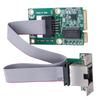Mini PCIE 1G Gigabit Network Card 10/100/1000M RJ45 LAN Mini PCIe Network Adapter M.2 A+E KEY Network Port Adapter Card for PC