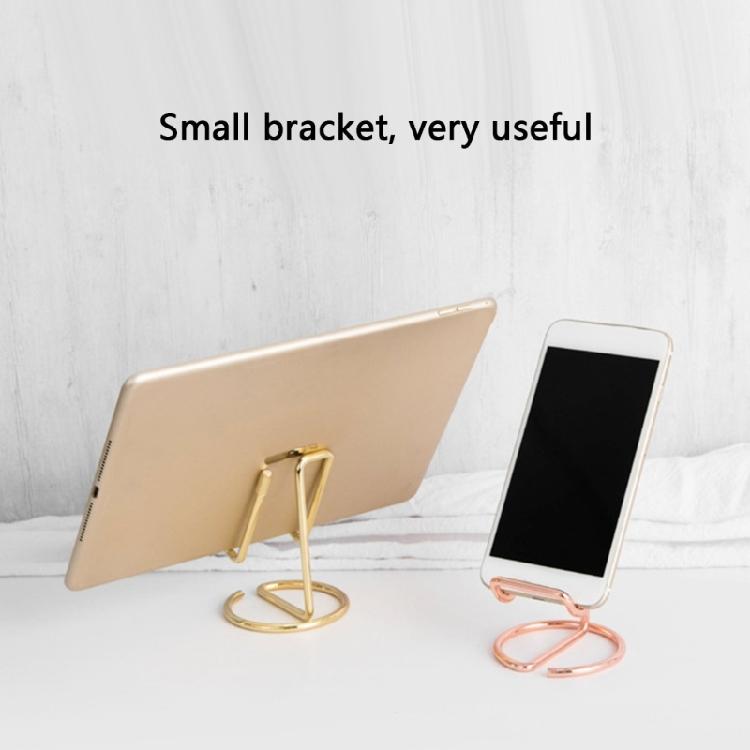 Rose Gold Headset Holder Desk Headsets Display Rack Provides Secure Storage Stand for Audiophiles and Gamers