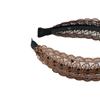 With Toothed Women Hair Accessories Korean Style Hair Wear Wide Side Hairband Lace  Leaves Headband