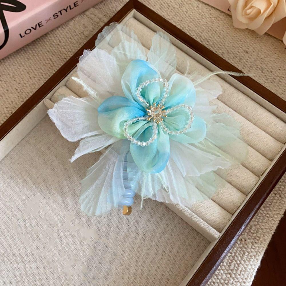 

Искусственный цветок Пузырь Плетеный Головной шнур Резинка для волос Телефонный шнур Резинка для волос Девочки style6