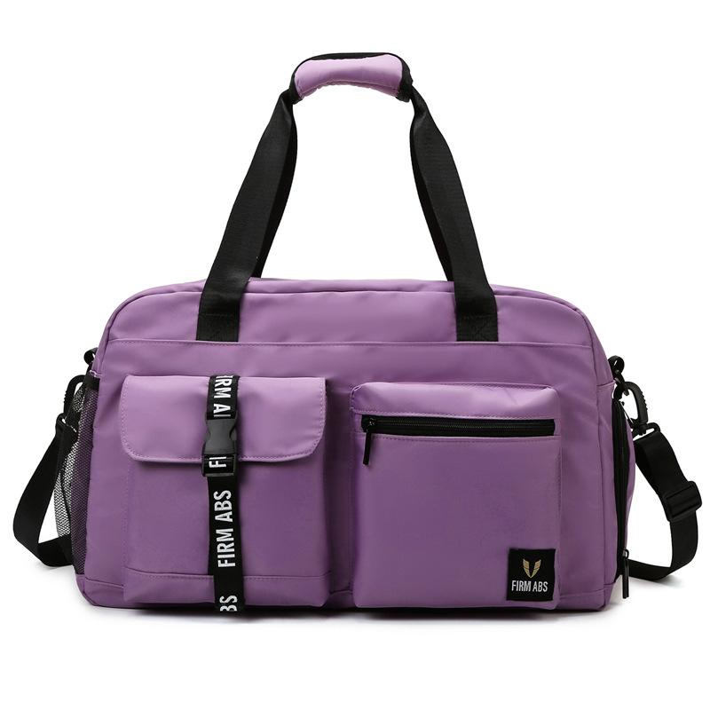 Sport Fitness Tasche, Neue Nass- und Trockentrennung Doppeltasche Gepäck, Modische Textur, Einfache und Beliebte Großraum-Reisetasche