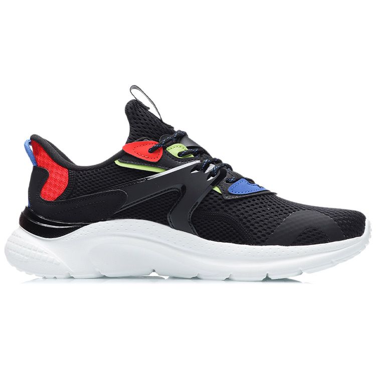 Li-Ning Clouds Black Red Pale Blue Men Sneakers AGLR033-1