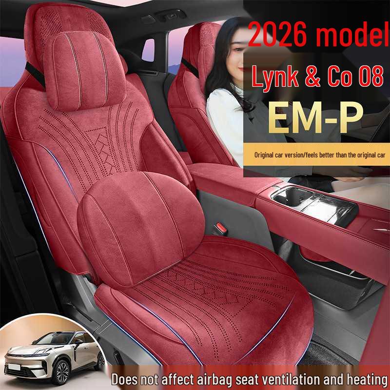 Lynk & Co 08 Car Seat Cushion: 26 Models, Suede, Breathable, Four-Season Coverage