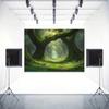 1-Piece Photography Background Banner - Beautiful Forest Trail Atmosphere 2D Flat Background Cloth