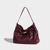 2024 Fall/Winter New Soft Minimalist Style Fashionable Versatile Large Capacity Bucket Bag for Students, Single Shoulder Underarm Bag for School