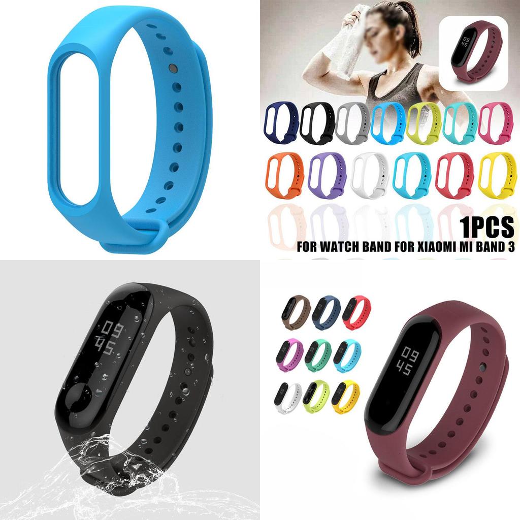 Vibrant And Comfortable Xiaomi Mi Band 3 Colorful Sport Wrist Band Watch Strap Bracelet