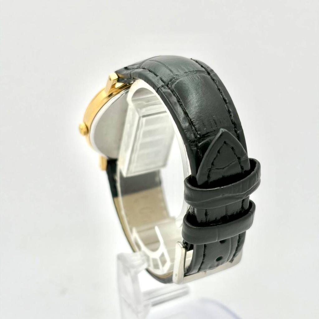 SEIKO Spirit Watch Gold 3N0155 New Strap [New Battery] Men's 7N01-7060