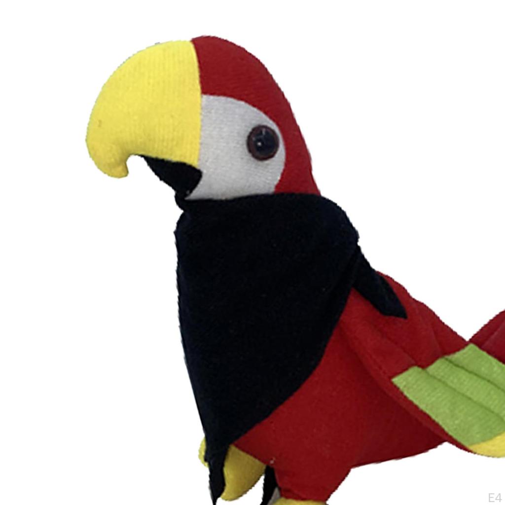 Parrot On Shoulder Halloween Costume for Kids Adults Nightclub Pirate Prop Role Play