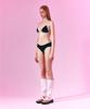 VINAJ Ribbon Triangle Bikini Bra (Black)