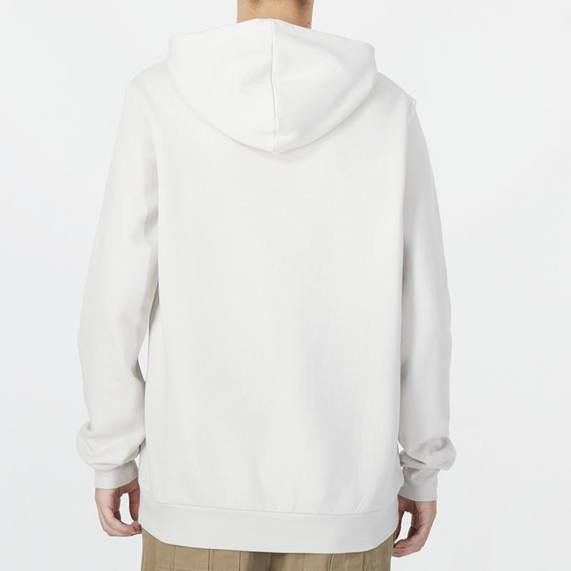 Adidas Feelcozy Mikina s monochromatickým logem Pánská mikina Bílá HL2277