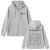 Rock Band EXTREMODURO Tour Zip Up Hoodie Men Women Fashion Hip Hop Zip Up Jacket Unisex Zipper Sweatshirt