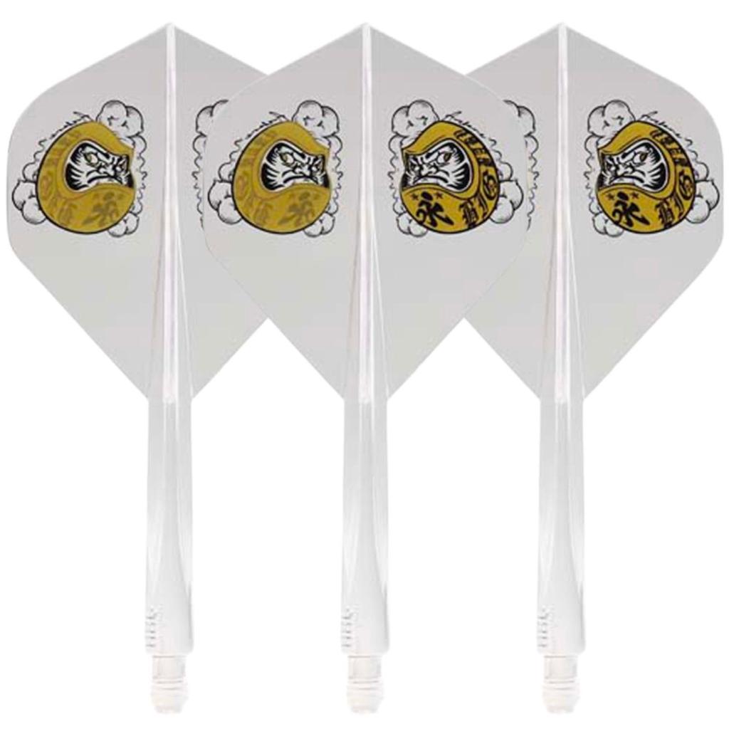 CONDOR Axe Daruma Baby Eikichi Nakanishi Player Model Standard L Clear Gold Darts Flight Tdf7906