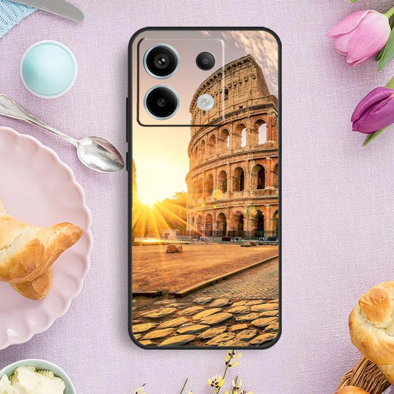 Colosseum Rome Italy Phone Case For Redmi Note 13 9 10 11 12 Pro Plus 10S 11S 12S Redmi 12 9C 10C 12C 13C Cover