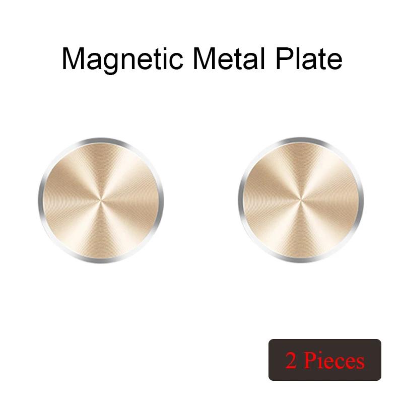 Magnetic Disk Phone Stand Magnet Metal Plate for Magsafe Car Cellphone Holder Iron Sheet in Car Support Plates for iPhone Xiaomi