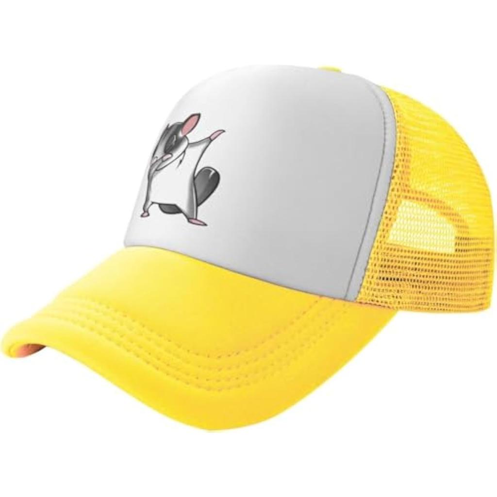 Dabbing Sugar Glider Trucker Hat Polyester Mesh Back Baseball Cap for Outdoor Adults