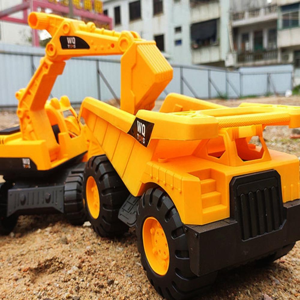 Plastic Construction Truck Toy Glide Way Forward Beach Digger New Early Education Kids Toys