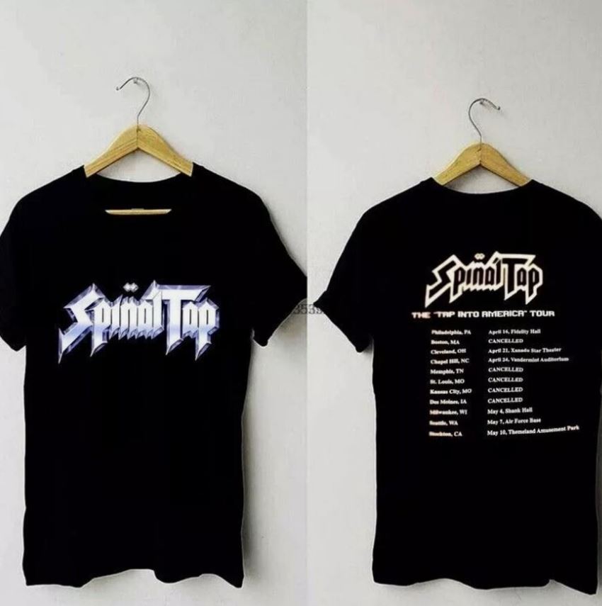 

VINTAGE SPINAL TAP TOUR Band Music Shirt Unisex Gift All Fans XL