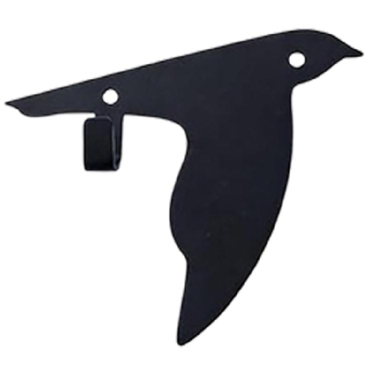 

Space Saving Black Bird Wall Mount Hanging Hook Great For Small Space Organization Plant Hanger