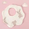 Baby Cotton Gauze Waterproof Bib Soft Breathable Newborn Drool Catcher Gentle On Skin Daily Care Essential For Infants