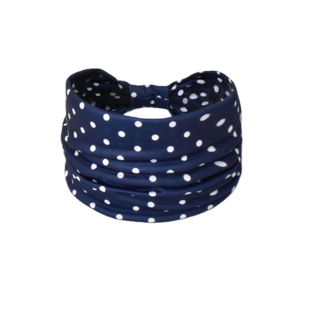 Women's Paisley Sport Yoga Headband - Sweat-Absorbing, Elastic Cotton, Bohemian Style